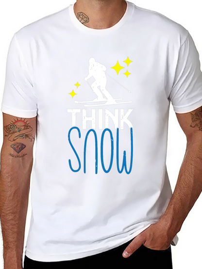 Think Snow Ski T-Shirt - Winter Apparel