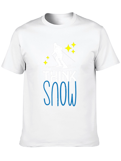 Think Snow Ski T-Shirt - Winter Apparel