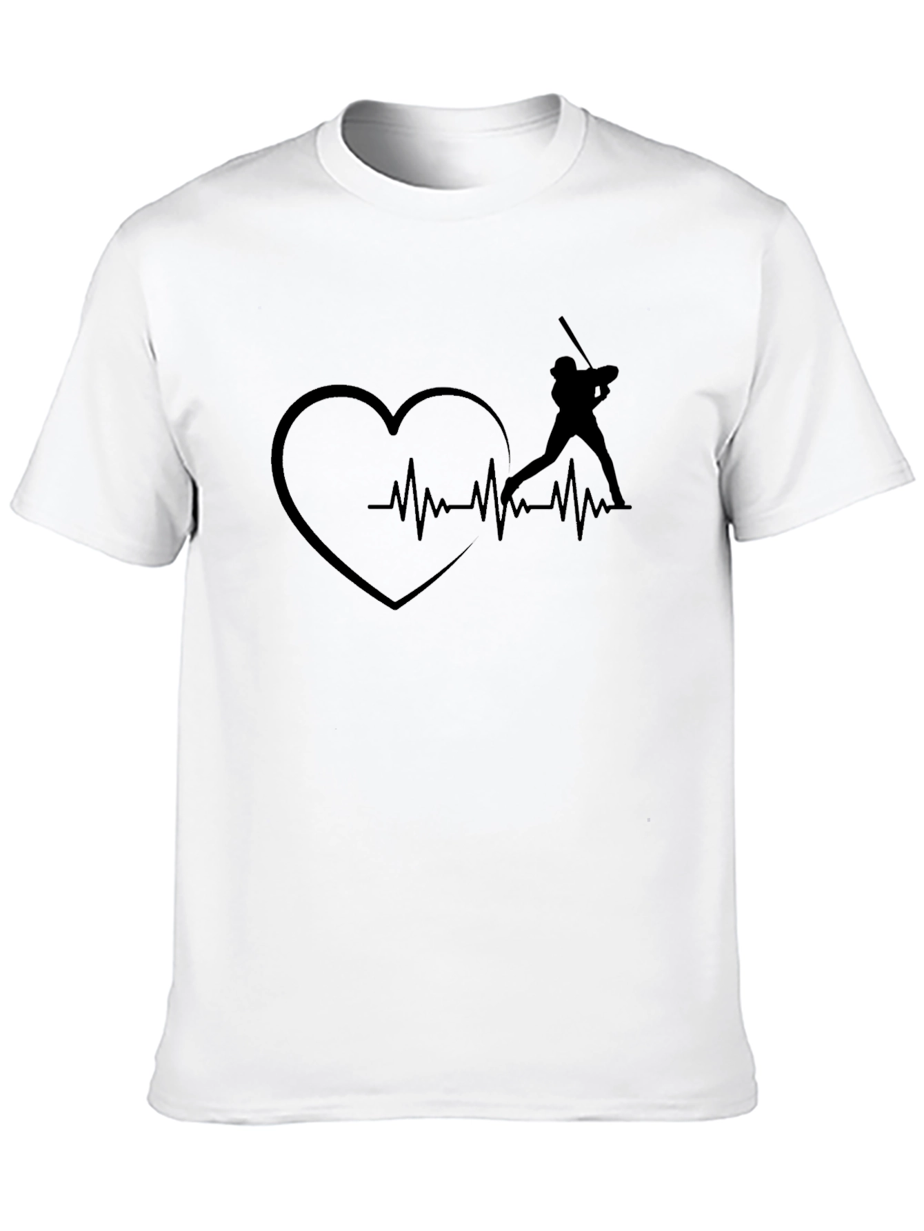 Baseball Heartbeat T-Shirt