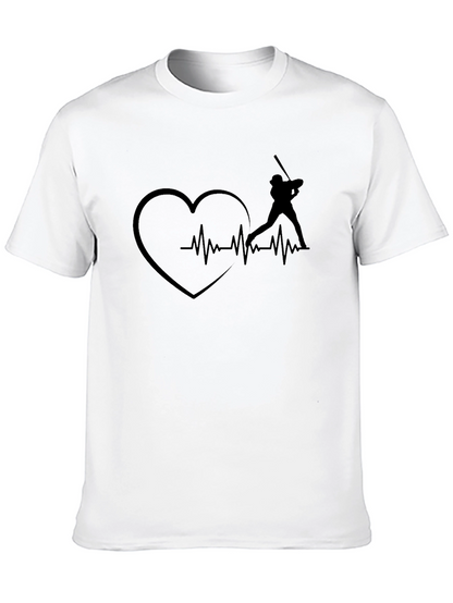 Baseball Heartbeat T-Shirt