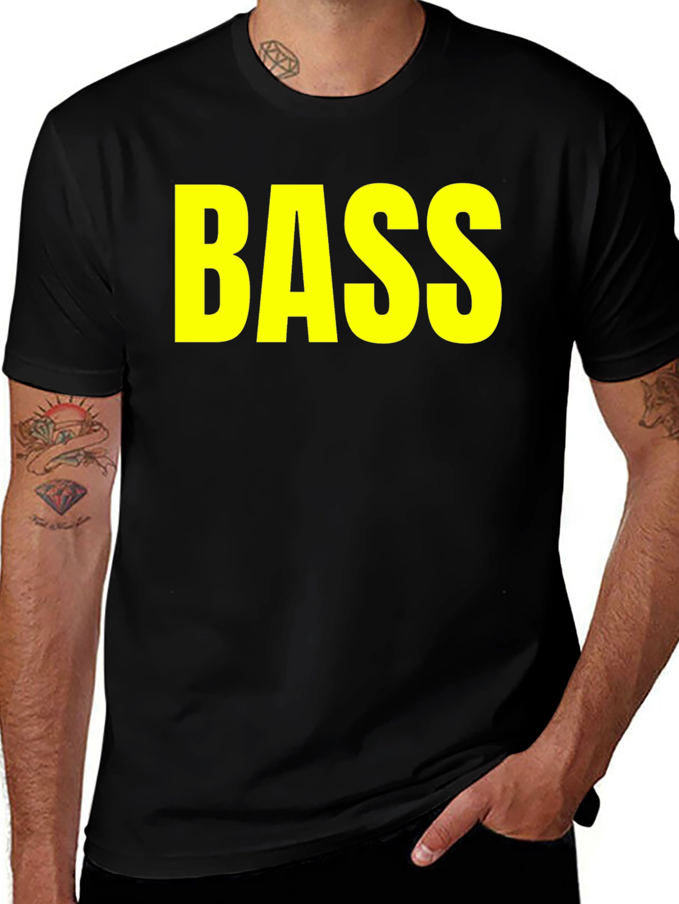 BASS Graphic Tee - Music Lovers T-Shirt
