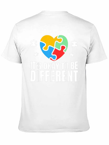 Autism Awareness T-Shirt - Its Okay to Be Different