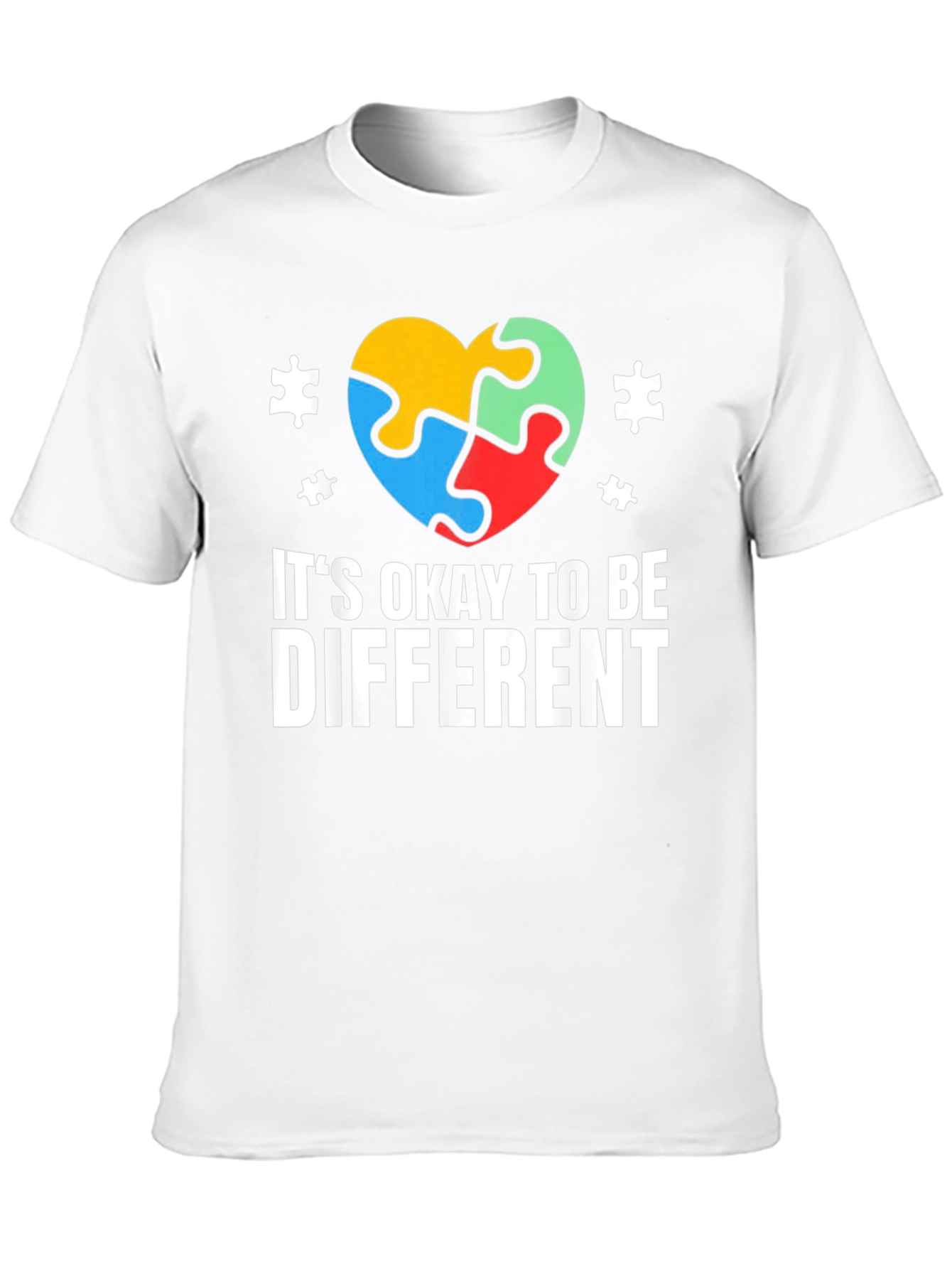 Autism Awareness T-Shirt - Its Okay to Be Different