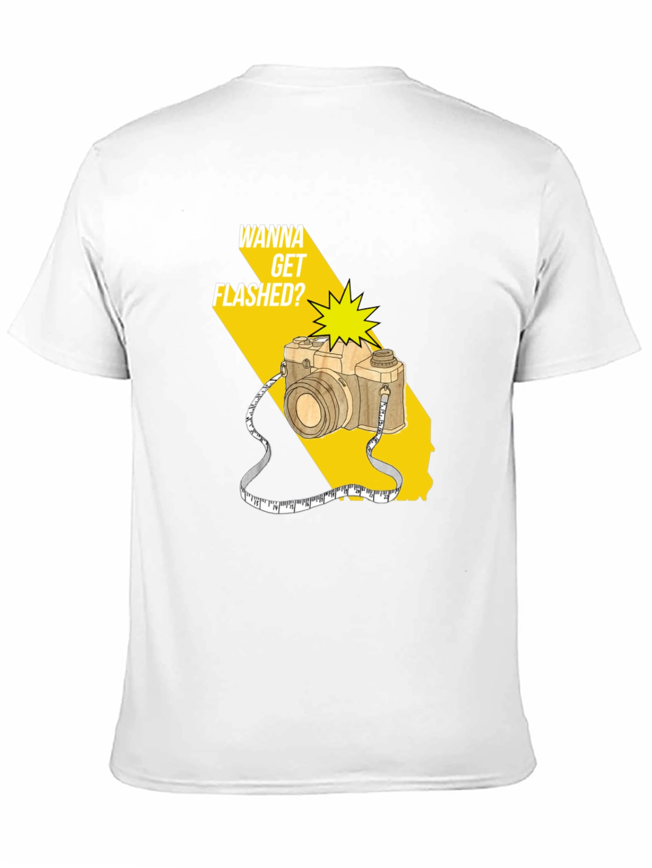 Wanna Get Flashed? Camera Graphic Tee