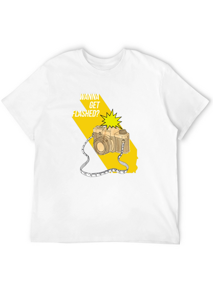 Wanna Get Flashed? Camera Graphic Tee