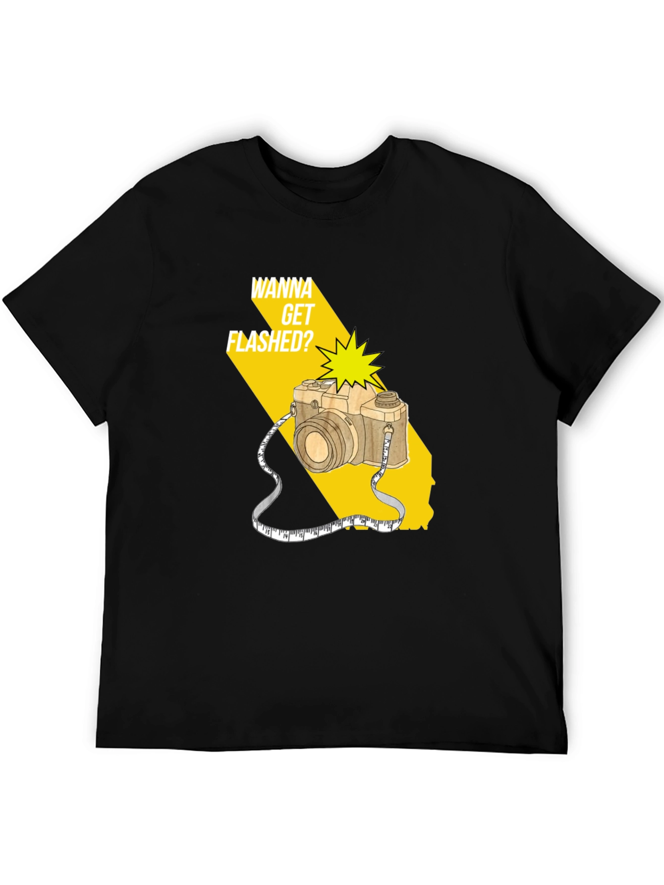 Wanna Get Flashed? Camera Graphic Tee