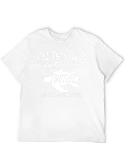 All This Girl Cares About Turtles Graphic Tee