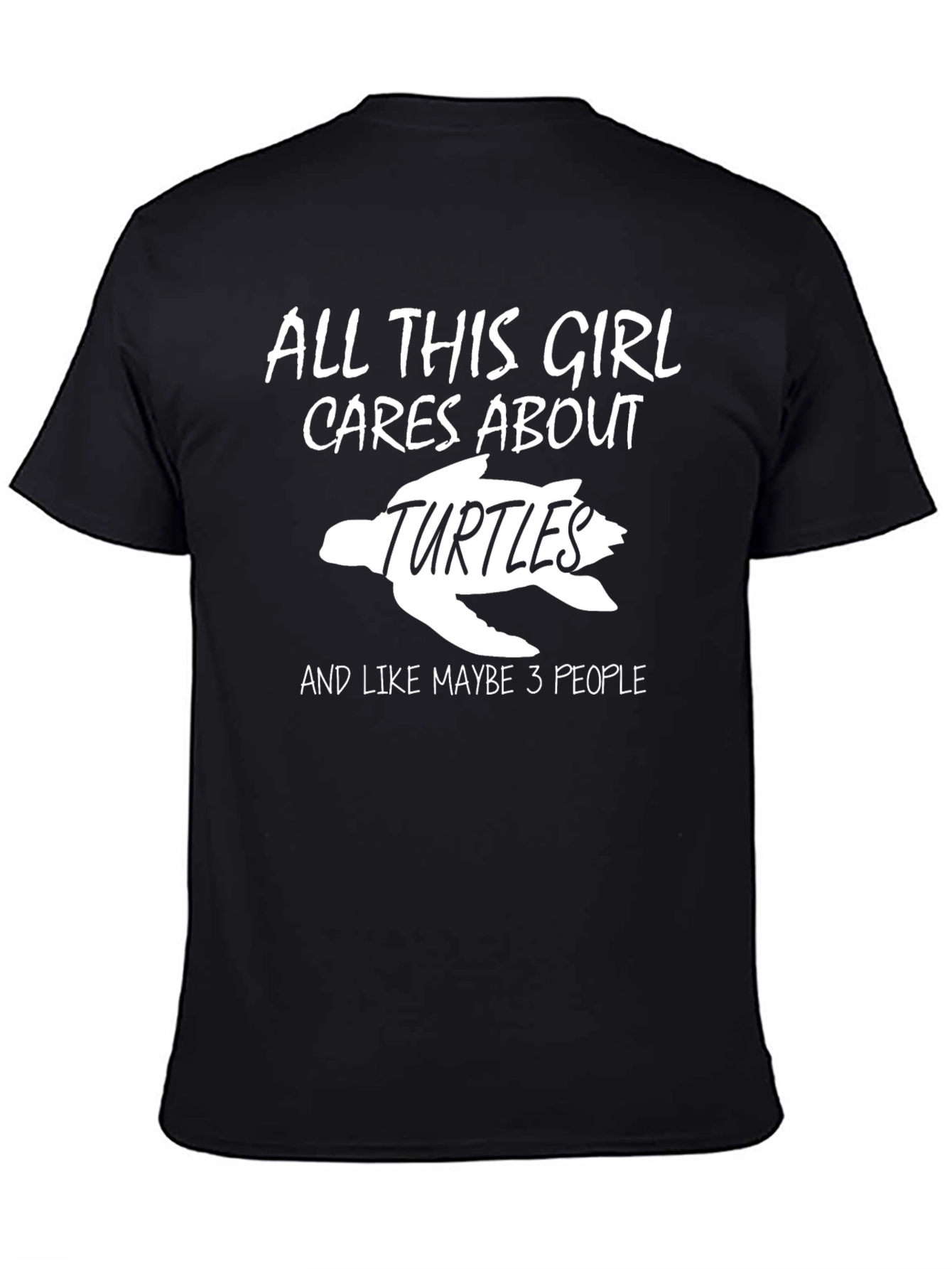 All This Girl Cares About Turtles Graphic Tee