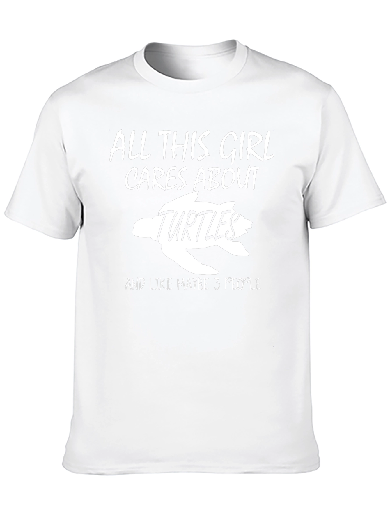 All This Girl Cares About Turtles Graphic Tee