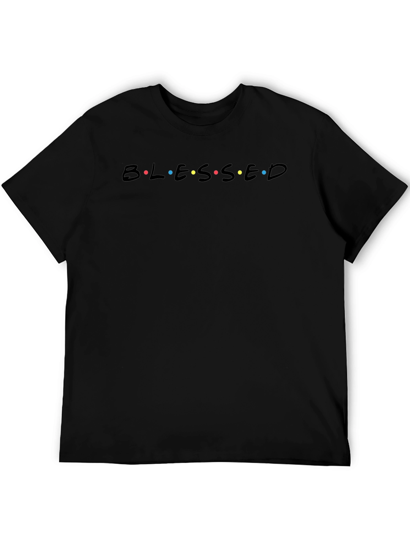 Blessed Graphic Print T-Shirt - Casual Wear