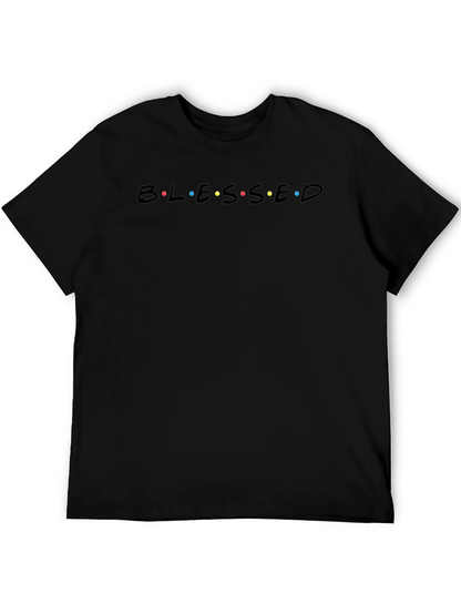 Blessed Graphic Print T-Shirt - Casual Wear