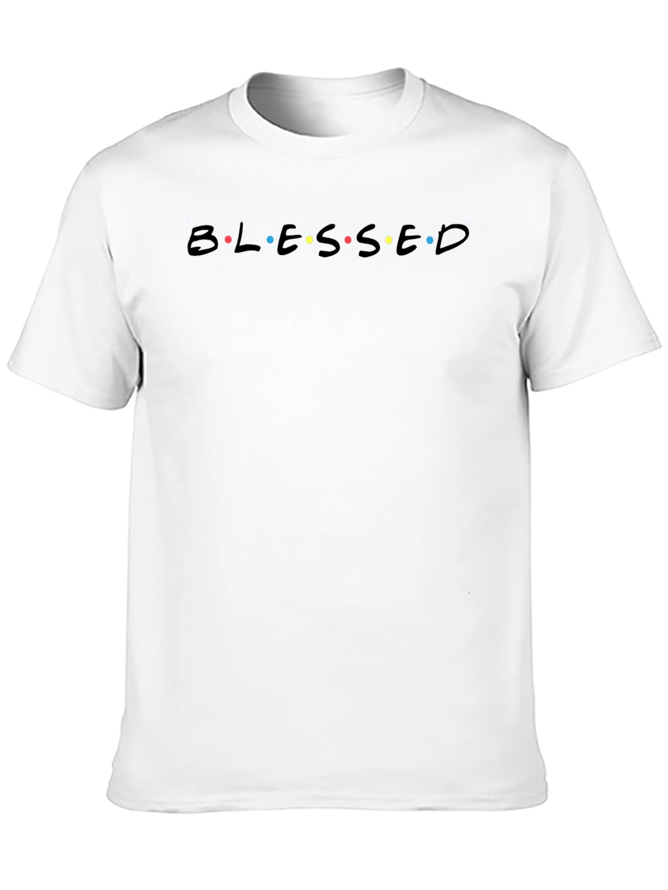 Blessed Graphic Print T-Shirt - Casual Wear