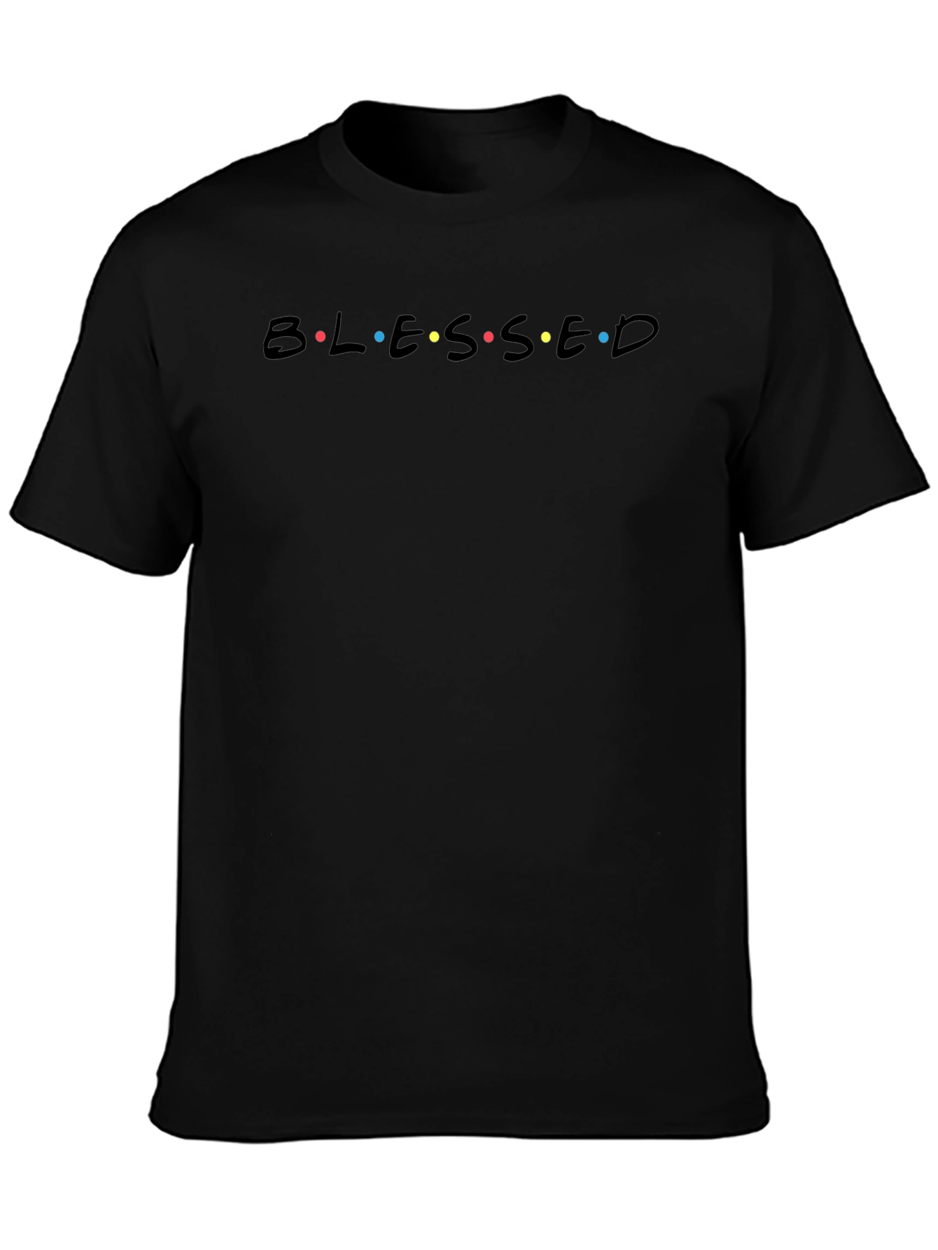 Blessed Graphic Print T-Shirt - Casual Wear