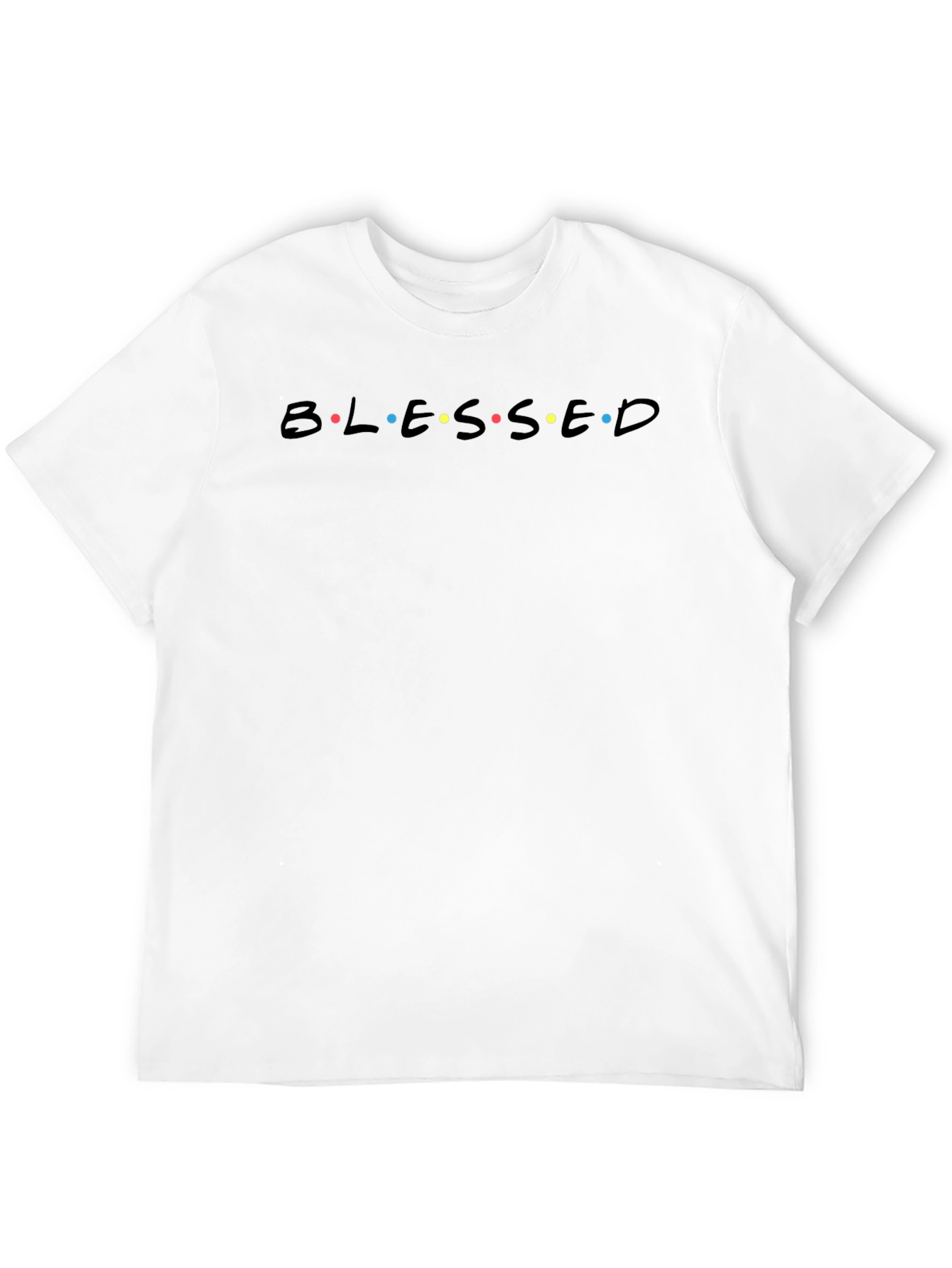 Blessed Graphic Print T-Shirt - Casual Wear