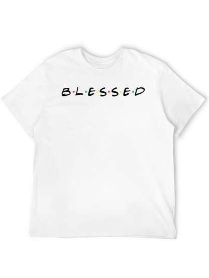 Blessed Graphic Print T-Shirt - Casual Wear