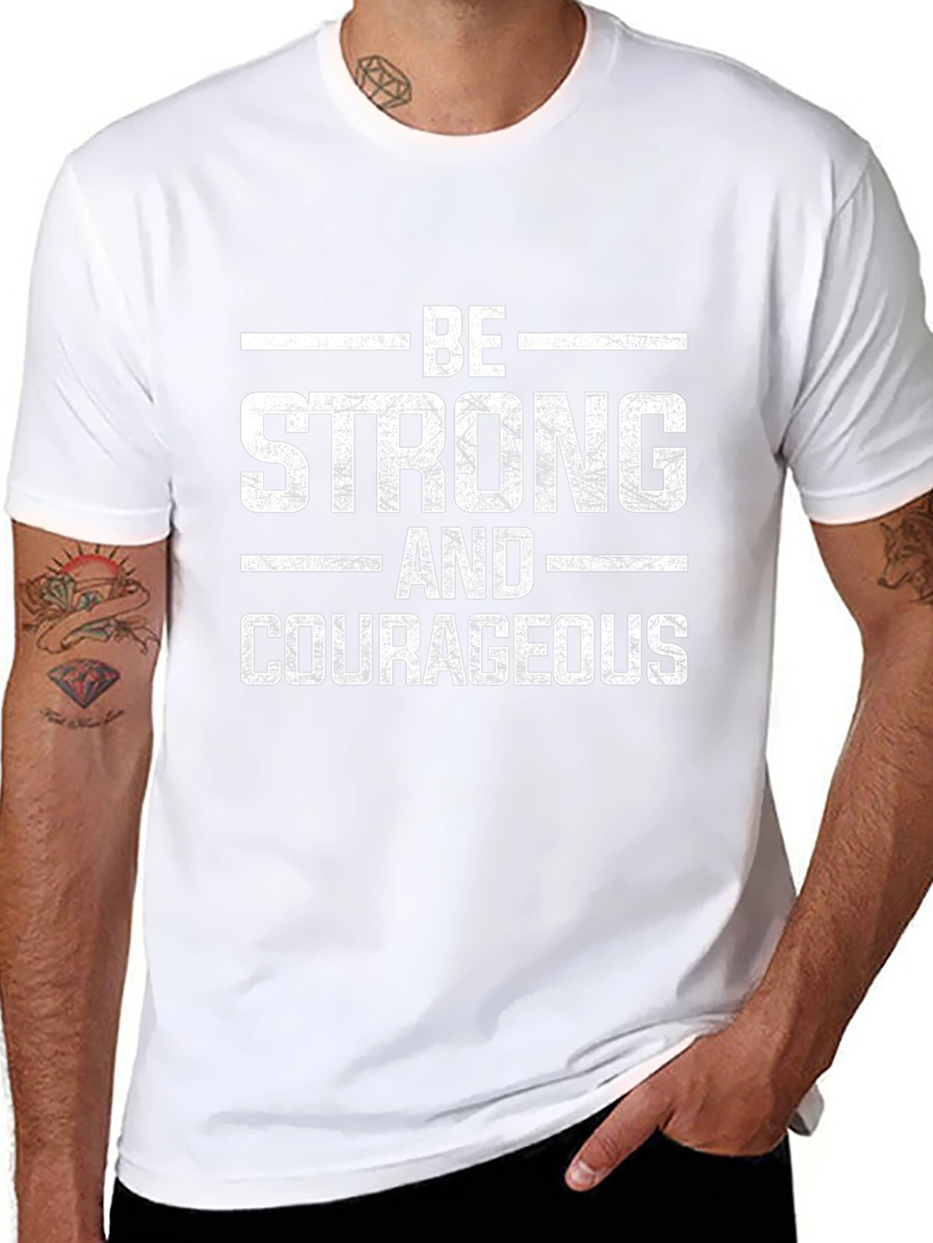 Be Strong and Courageous Graphic Tee