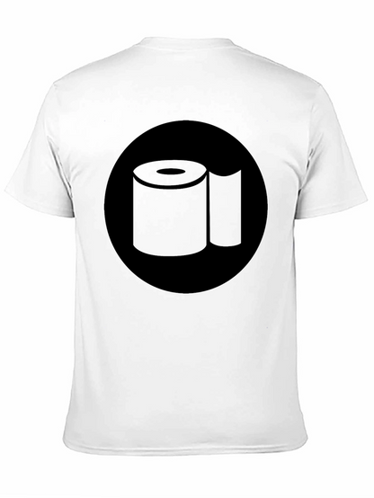 Toilet Paper Graphic Tee - Black