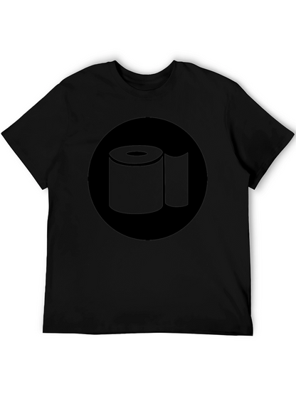 Toilet Paper Graphic Tee - Black