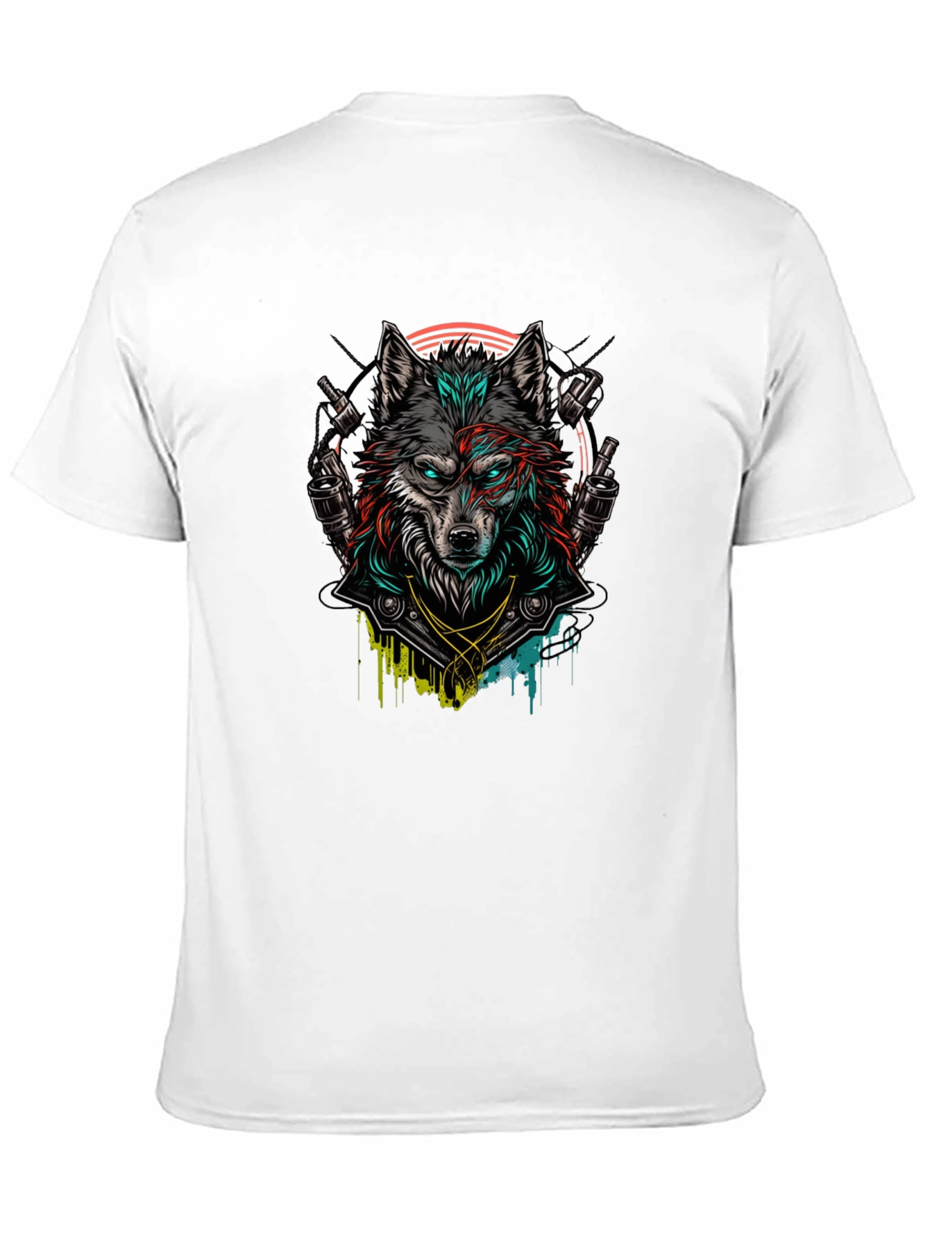 Wolf Graphic Black T-Shirt