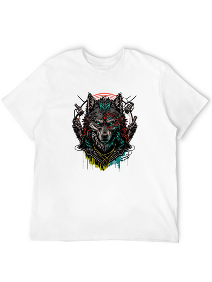 Wolf Graphic Black T-Shirt