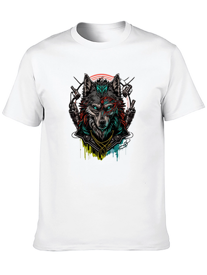 Wolf Graphic Black T-Shirt