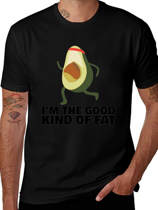 Avocado Running T-Shirt - Im the Good Kind of Fat