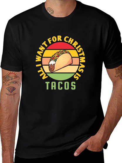 All I Want For Christmas Is Tacos T-Shirt