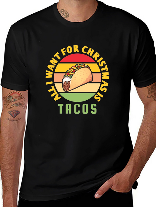 All I Want For Christmas Is Tacos T-Shirt