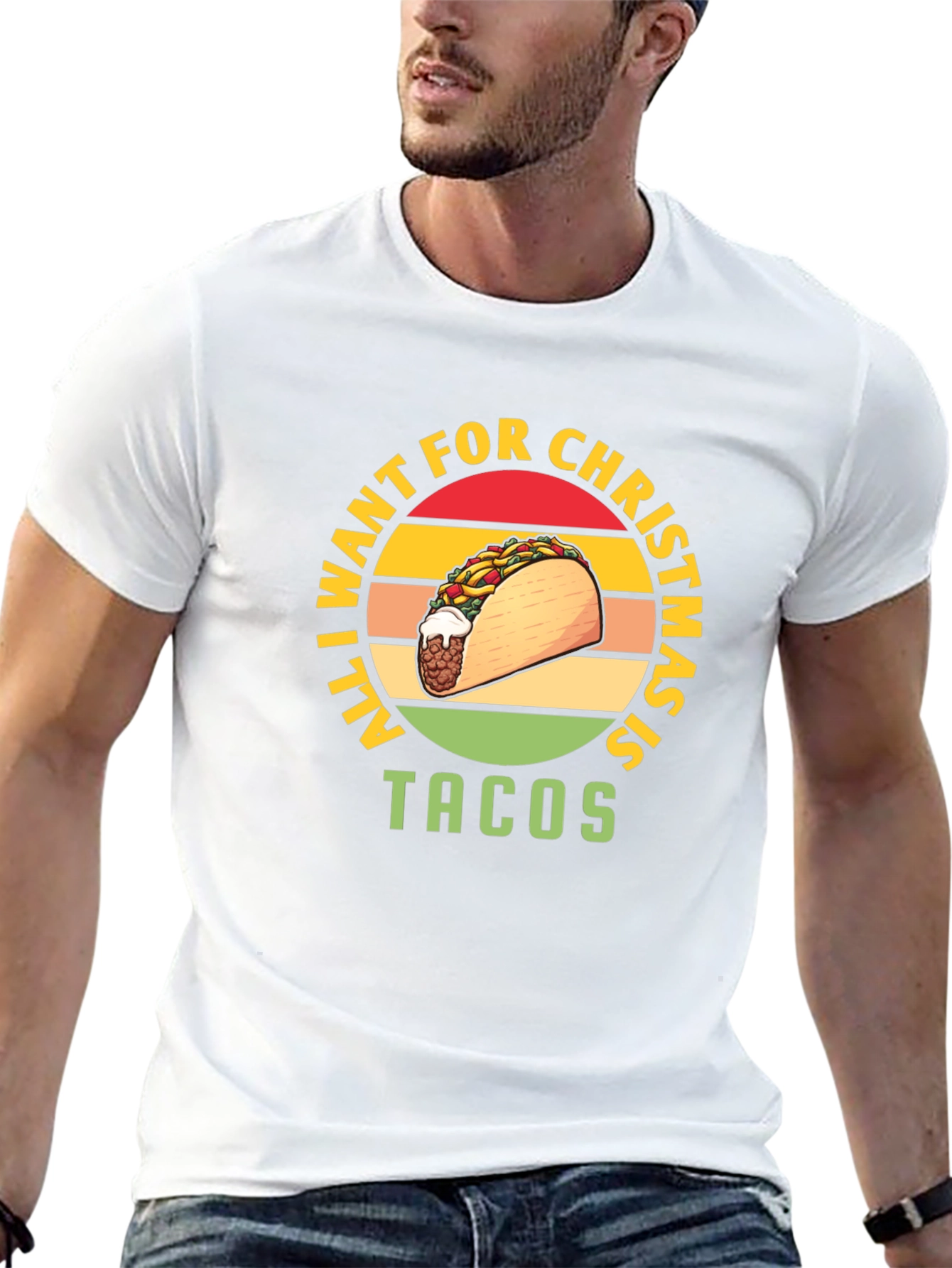 All I Want For Christmas Is Tacos T-Shirt