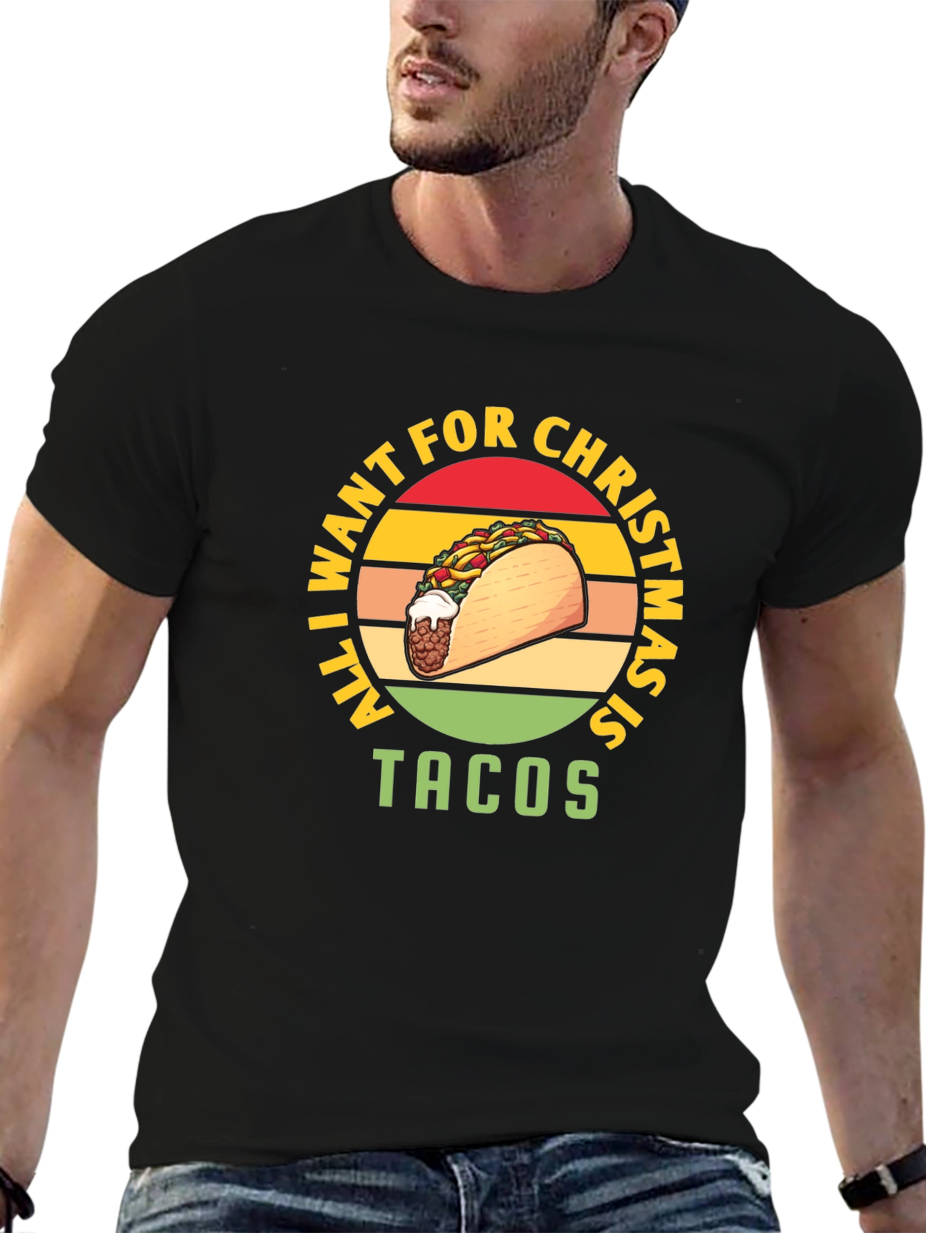 All I Want For Christmas Is Tacos T-Shirt