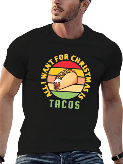 All I Want For Christmas Is Tacos T-Shirt