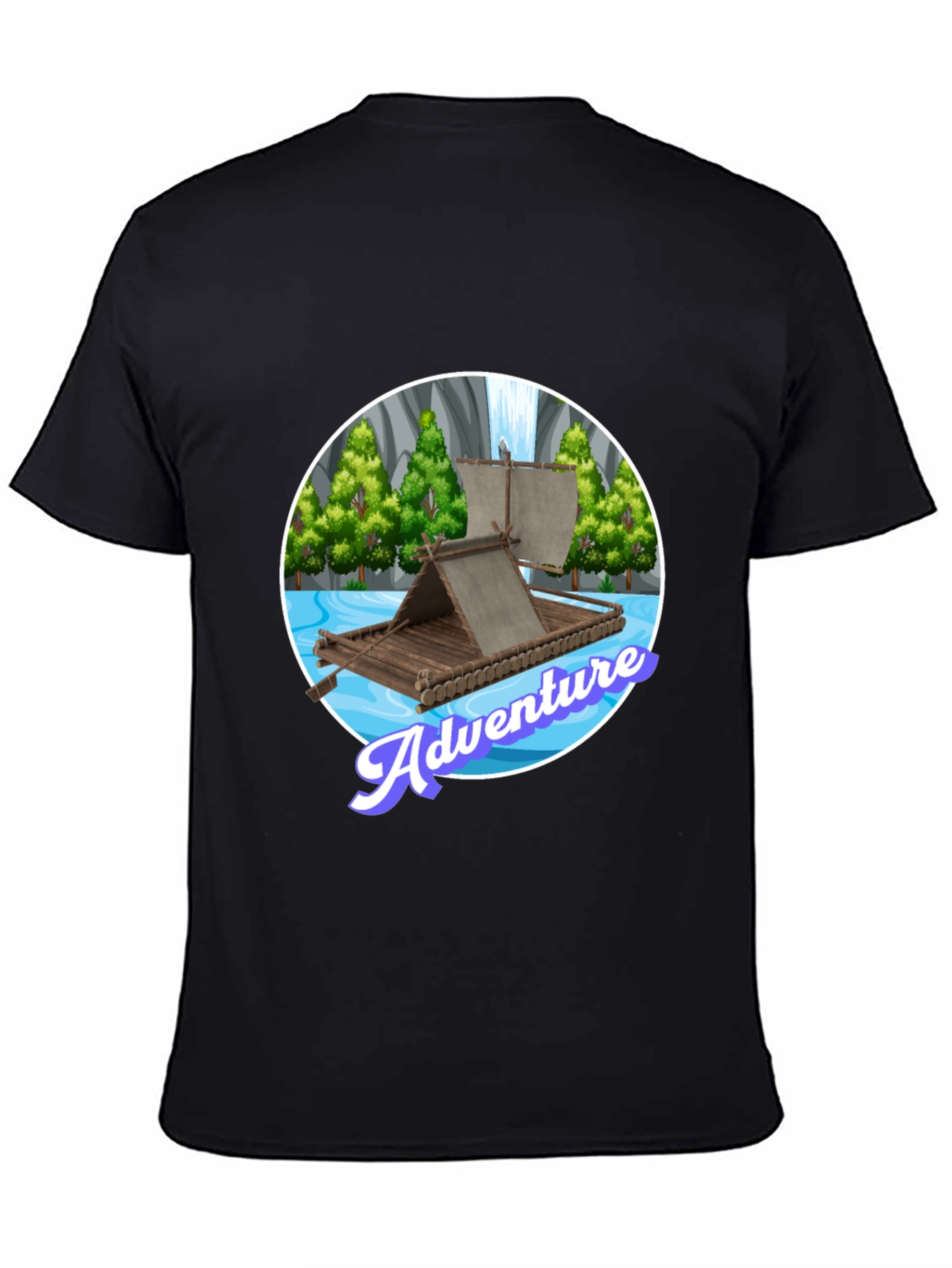 Adventure Raft Graphic Tee - Stylish Outdoor Design