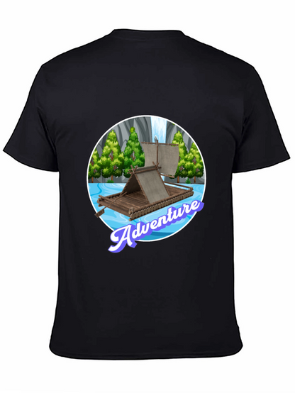 Adventure Raft Graphic Tee - Stylish Outdoor Design