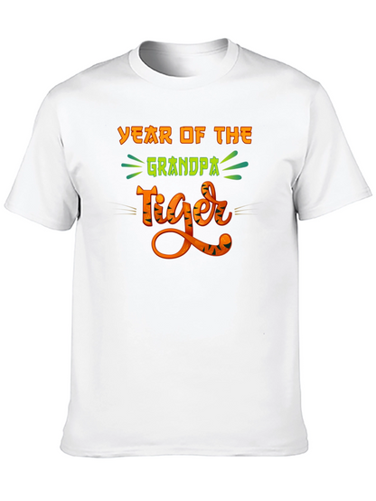 Year of the Grandpa Tiger Graphic Tee
