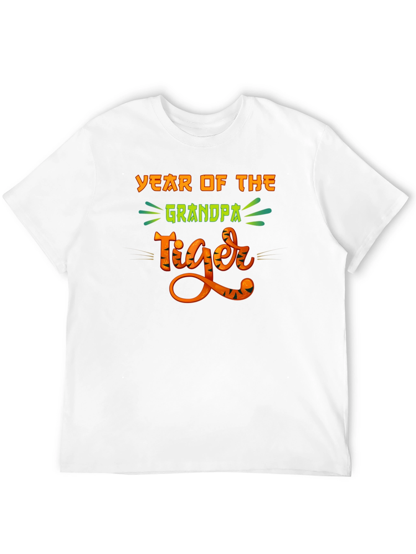 Year of the Grandpa Tiger Graphic Tee