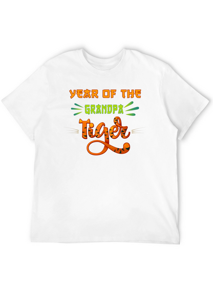 Year of the Grandpa Tiger Graphic Tee