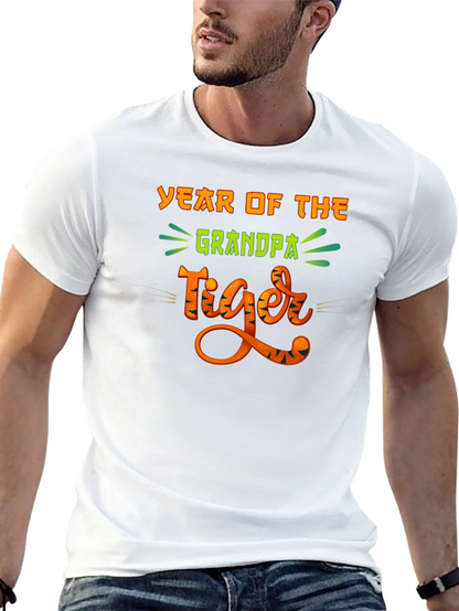 Year of the Grandpa Tiger Graphic Tee