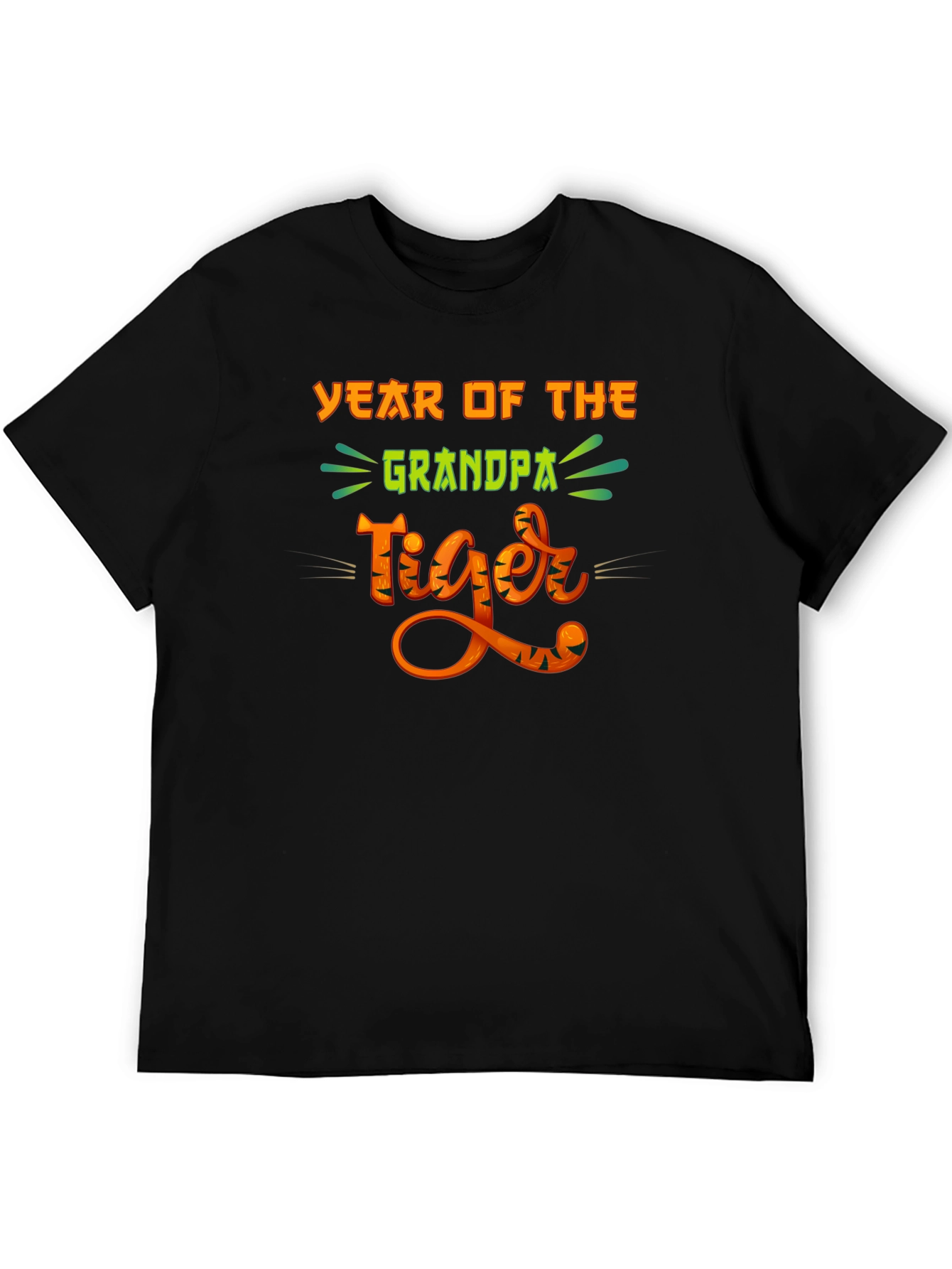 Year of the Grandpa Tiger Graphic Tee