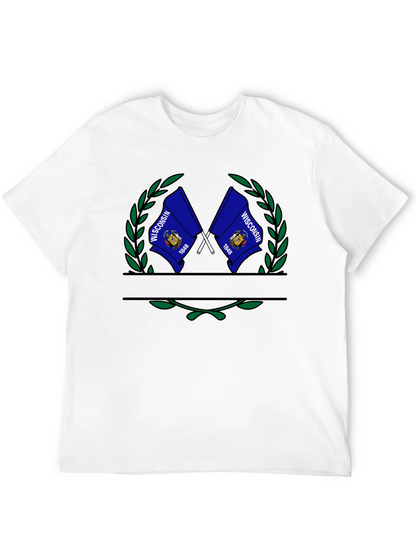 Wisconsin Flag Graphic T-Shirt