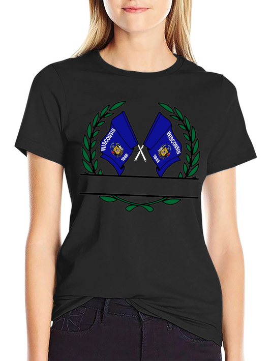 Wisconsin Flag Graphic T-Shirt