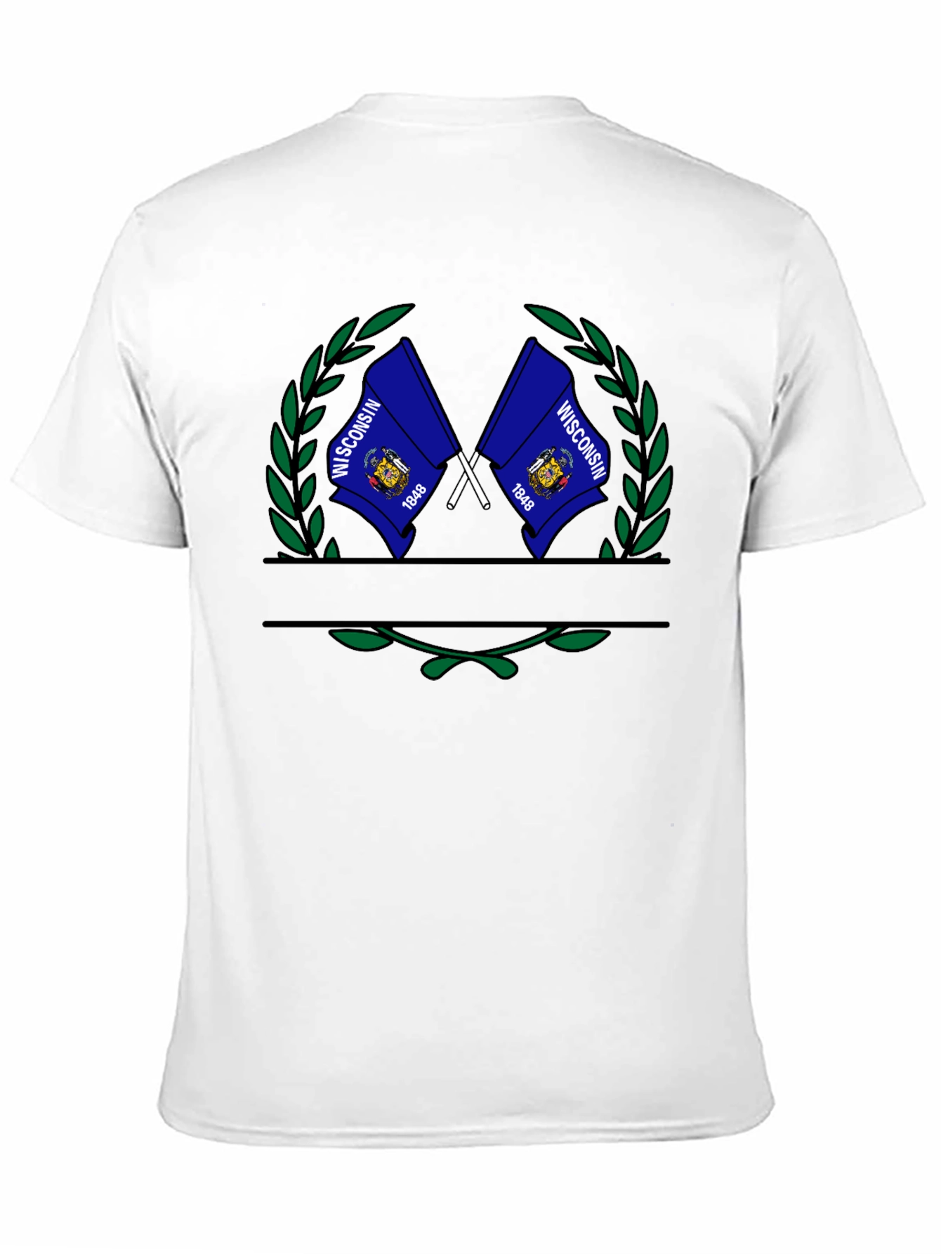 Wisconsin Flag Graphic T-Shirt