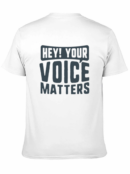 Voice Matters Graphic Tee - Black