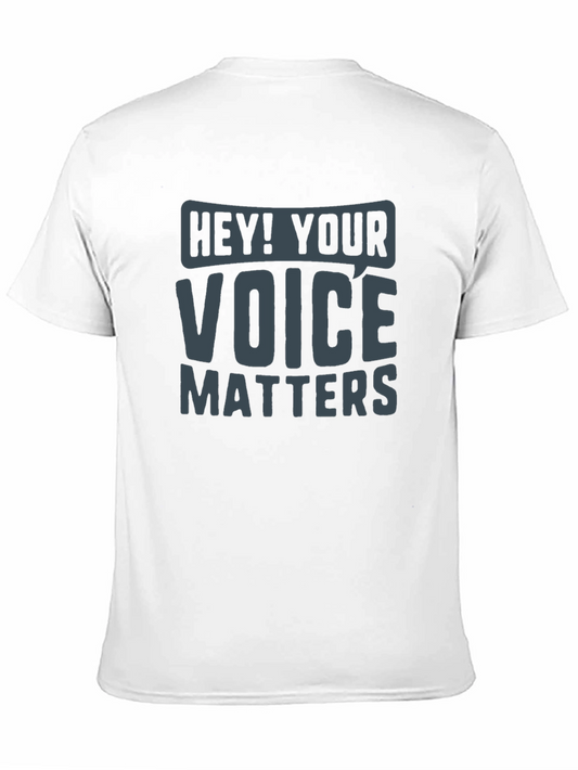 Voice Matters Graphic Tee - Black
