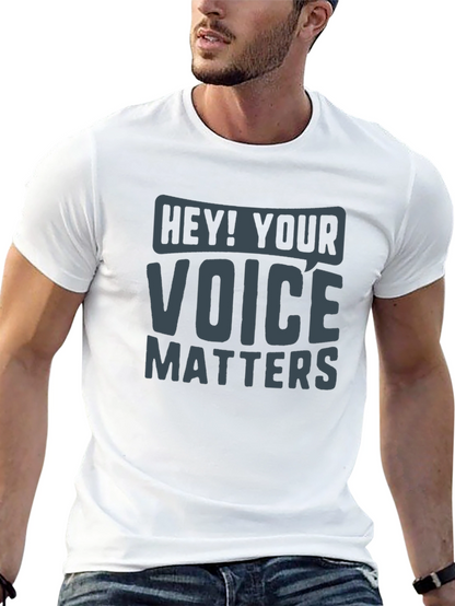 Voice Matters Graphic Tee - Black