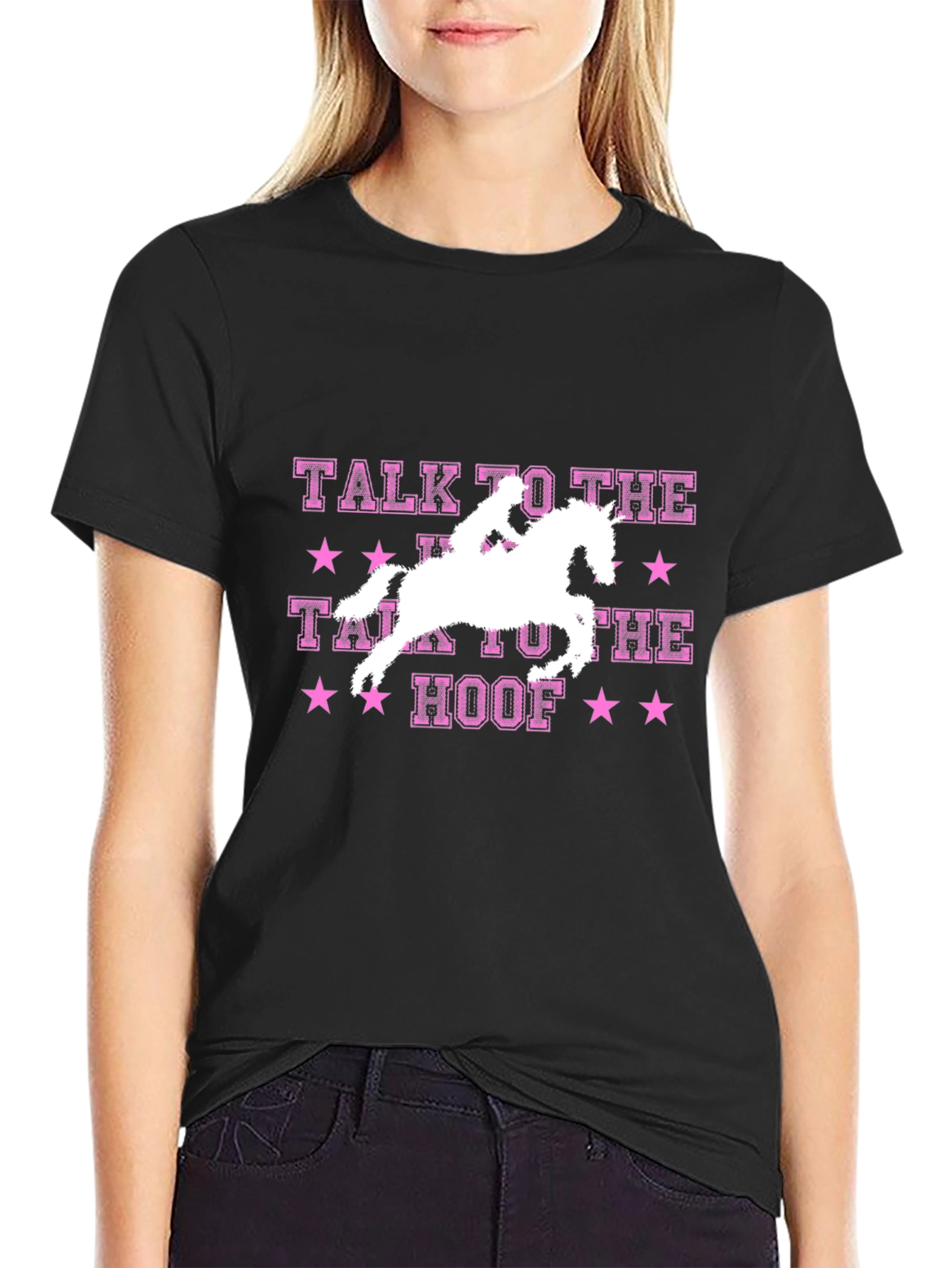 Talk to the Hoof T-Shirt Horse Rider