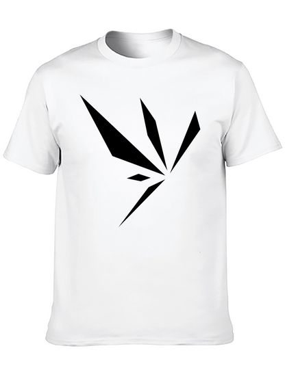 Black Abstract Graphic Print T-Shirt