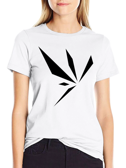 Black Abstract Graphic Print T-Shirt