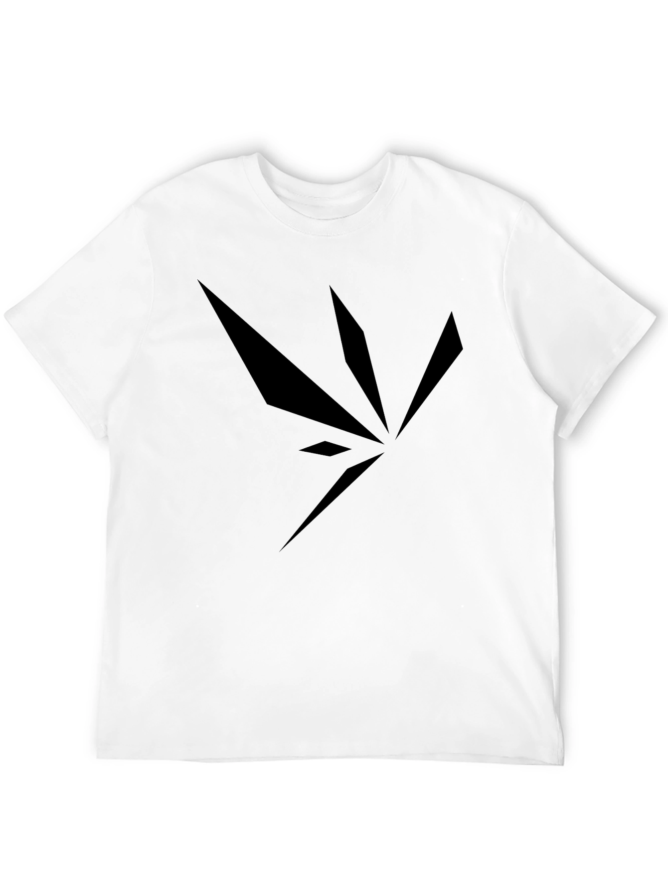 Black Abstract Graphic Print T-Shirt