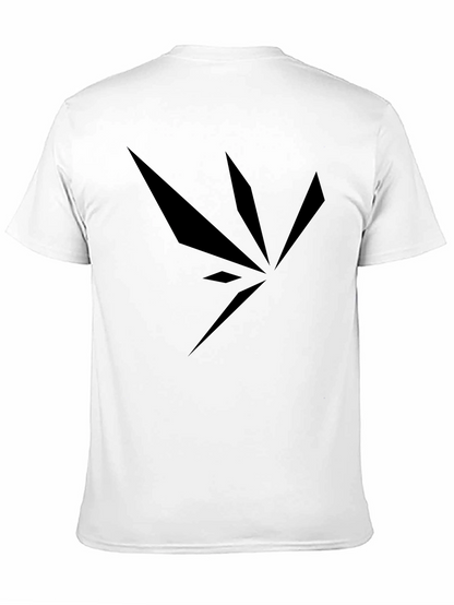 Black Abstract Graphic Print T-Shirt