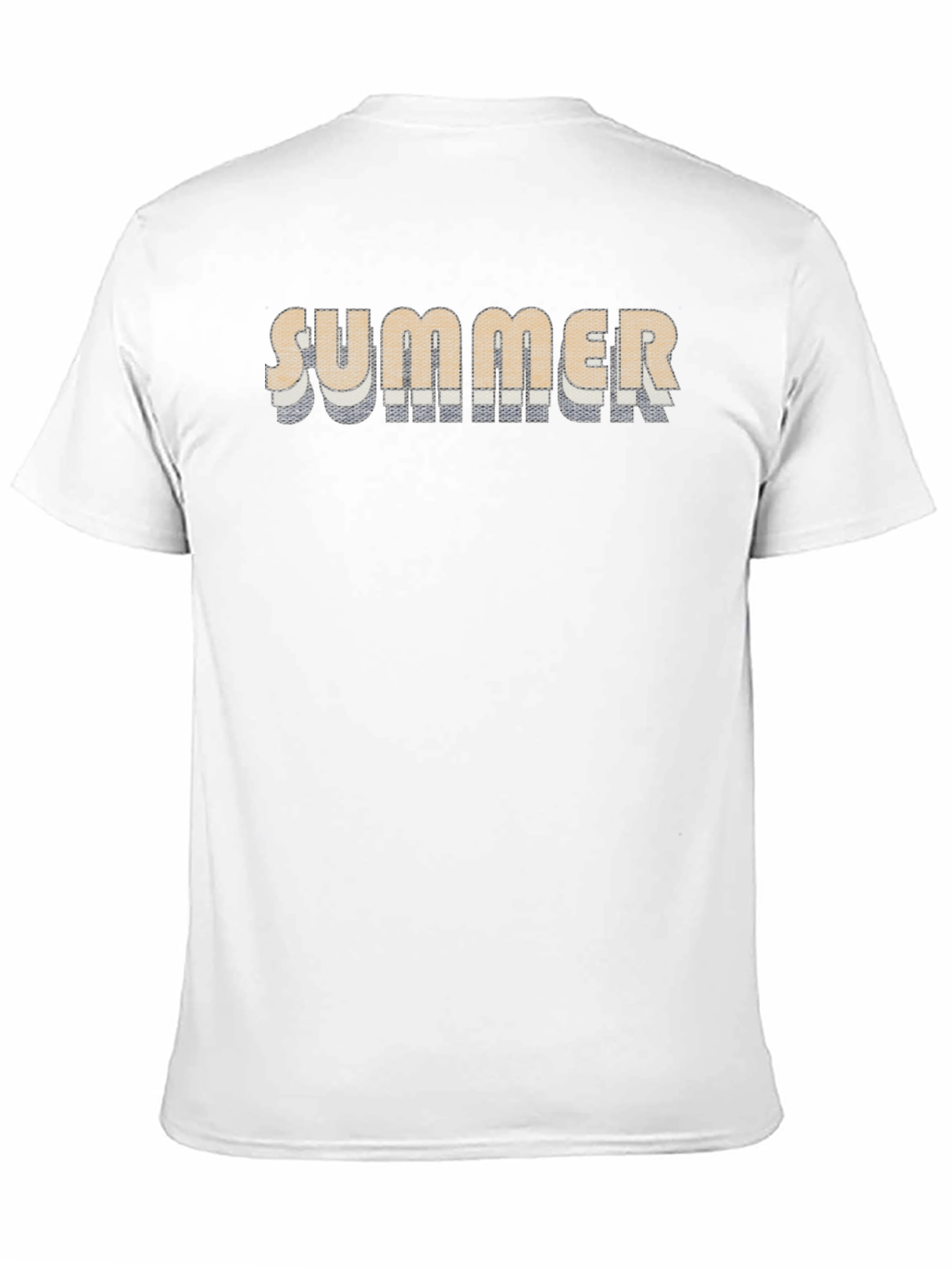 Summer Graphic Print Black T-Shirt